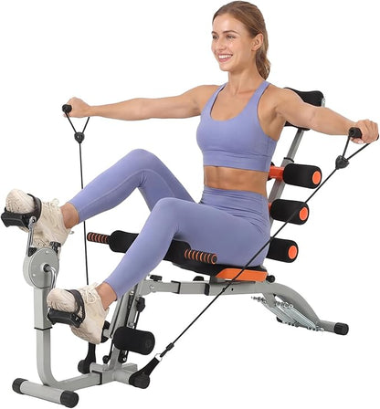 Adjustable Abdominal Trainer,Multi-Functional Ab Trainer Bench for Home Gym