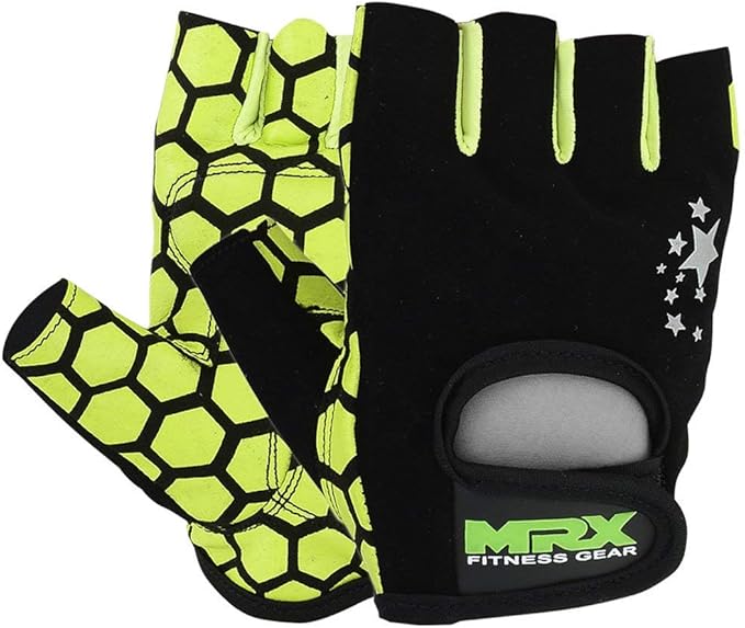 MRX Ladies Weight Lifting Gloves Women Fitness Training Exercise Glove Anti Slip Padded Shock-Absorbing Extra Grip Crossfit Multi Colors