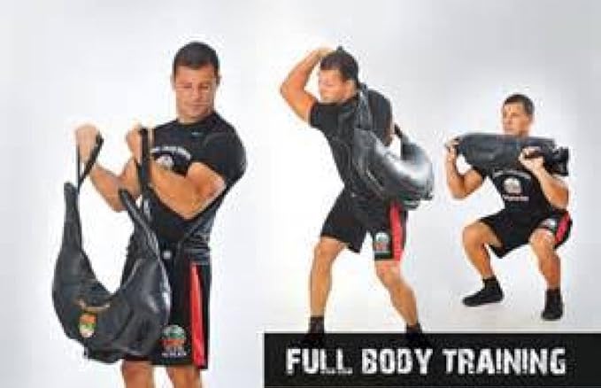 Suples Bulgarian Bag Strong Model (Genuine Leather) - The Original Bulgarian Bag Creator - Fitness Bag, Crossfit, Wrestling, Functional Training Bag, Sandbag, Powerbag, Training Bag.