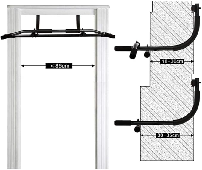 Multifunctional Fitness Equipment for Indoor Training with Horizontal bar Pull-ups on Door