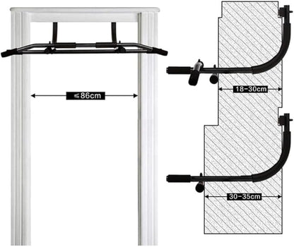 Multifunctional Fitness Equipment for Indoor Training with Horizontal bar Pull-ups on Door