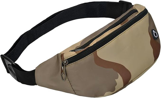 Fanny Pack for Men Women, Waterproof Sports Waist Bag Pack, Belt Bag for Travel Hiking Running