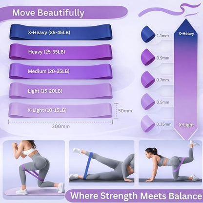 Pilates Kit for Home Workouts, Pilates Equipment Ring and Ball Set with Resistance Bands, Pilates Essentials Kit for Women, Home Pilates Workout Kit, Pilates Starter Kit for Women at Gym Studio Travel