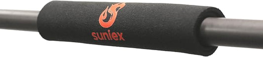 【SUNIEX】 HIGH DURABILITY Squat Pad - Fits ALL Olympic Bars - EASY CARRY – SUPER GRIP Design - Neck & Shoulder Protective Pad - Barbell Pad for Squats, Lunges, Weight lifting, Crossfit