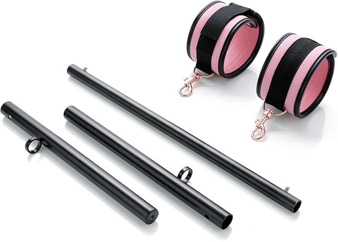 Spreader Bar Heavy Duty Expandable Exercise with 2 pcs Adjustable Strap, Yoga Training Fitness Gear, Workout Bar,Sports Gym Kit