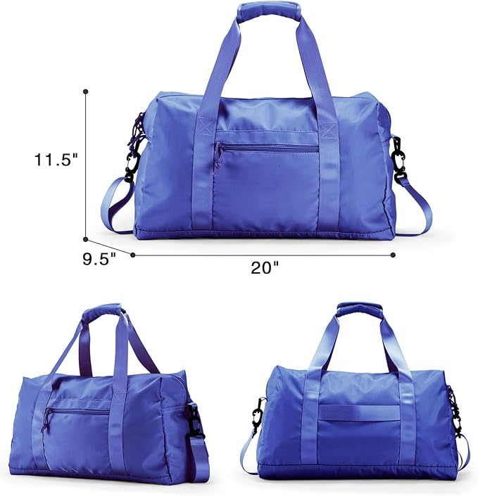 Travel Duffle Bag,Sport Gym Bag for Men And Women with Wet Pocket,Weekender Bag Carry On Tote Bags for Airplane