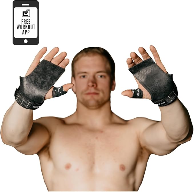 Element 26 IsoGrip Hand Grips for Cross Training, Gymnastics, and Weight Lifting - Gymnastics Grips for Men and Women - Hand Protection for Muscle ups and Pull ups
