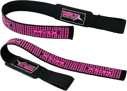 MRX Weight Lifting Bar Strap for Gym Workout Training Bodybuilding Deadlift Padded Straps Men/Women