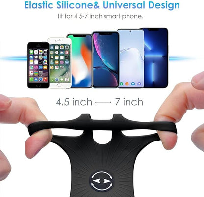 Cikyner Magnetic Water Bottle Strap with Handle, Water Bottle Holder for Mobile Phone 360° Rotatable & Removable Water Bottle Pouch Gym Water Bottle Accessory for 4.5-7'' Phone & 18-40oz Water Bottles