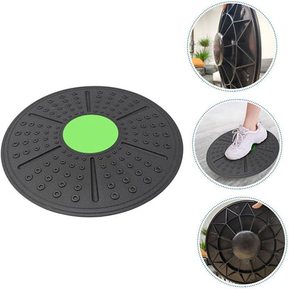 Alipis Fitness Training Balance Board for Core Stability and Posture Improvement PP Material Yoga and Pilates Exercise Accessory with Anti-slip Massage Surface for Home Gym