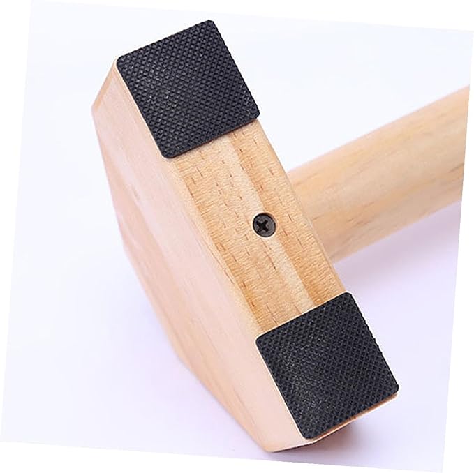 BESPORTBLE Push-up Bracket and Handstand Bar Set, Solid Wood Parallettes for Muscle Training, Home Fitness Equipment for Calisthenics and Strength Workouts