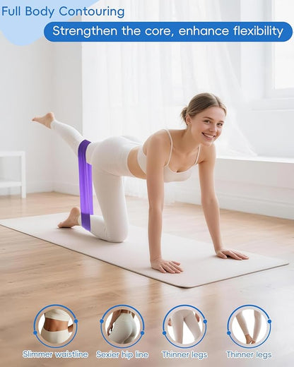 KABCON Pilates Kit for Home, Women Beginners Workout Essentials Set with 13" Ring, 9.8" Ball, Resistance Bands & Guide, 13/14/16 PCS Compact Pilates Equipment