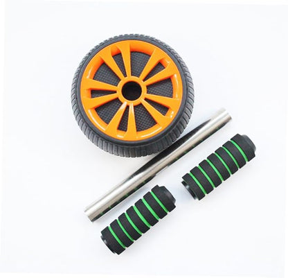 Abdominal Exercise Roller Non-slip Silent Core Trainer Ab Wheel for Home Gym Fitness Workout Abdominal Muscle Training Tool
