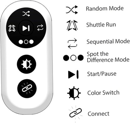 Sports Accessories, Reactions Lights Training, 4Pcs/Set Reactions Training Lights, 4 Modes Speed with USB Charging for Fitness, Basketball, Football