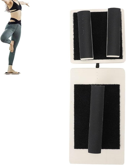 Balance Board, Wooden Foot Strengthener Exerciser, Single Leg Stability Board, Ideal for Home Gym Core Training & Fitness Enthusiasts
