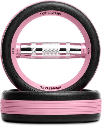 Dumbbell Weight Plates –Dual Purpose Ergonomic Fitness Equipment, Multifunctional Design for Strength Training, Full Body Workouts and Home Gym