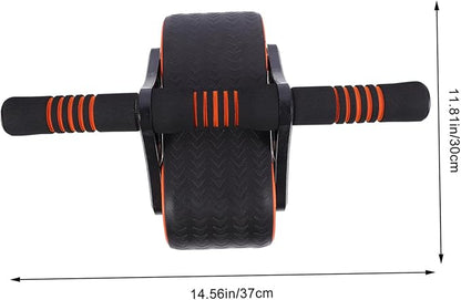 Ab Roller Wheel with Knee Pad for Home Gym Triangular Stable Support Abdominal Trainer Wheel for Core Workout Suitable for Men and Women Beginners and Experts Upper Body Exercise