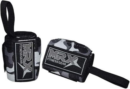 MRX Weight Lifting Wrist Wraps for Wrist Support Lifting Straps Gym Bodybuilding Training Workout for Men and Women