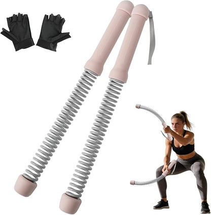 Ropeless Battle Ropes for Home Gym - Portable Cordless Training Rope Fitness Equipment for Men & Women, Weighted Workout Ropes for HIIT, Home and Travel Exercise Equipment