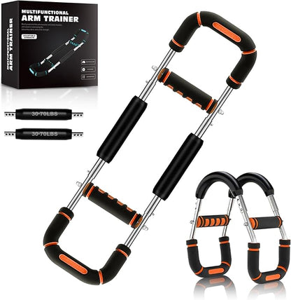 2025 Pro Twister Arm Trainer, Adjustable Power Twister Bar, Chest Shoulder Arm Workout Equipment, Portable Detachable Upper Body Fitness Machine
