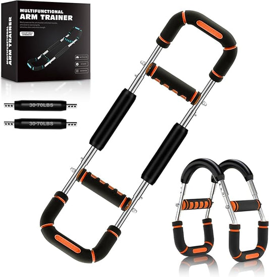 2025 Pro Twister Arm Trainer, Adjustable Power Twister Bar, Chest Shoulder Arm Workout Equipment, Portable Detachable Upper Body Fitness Machine