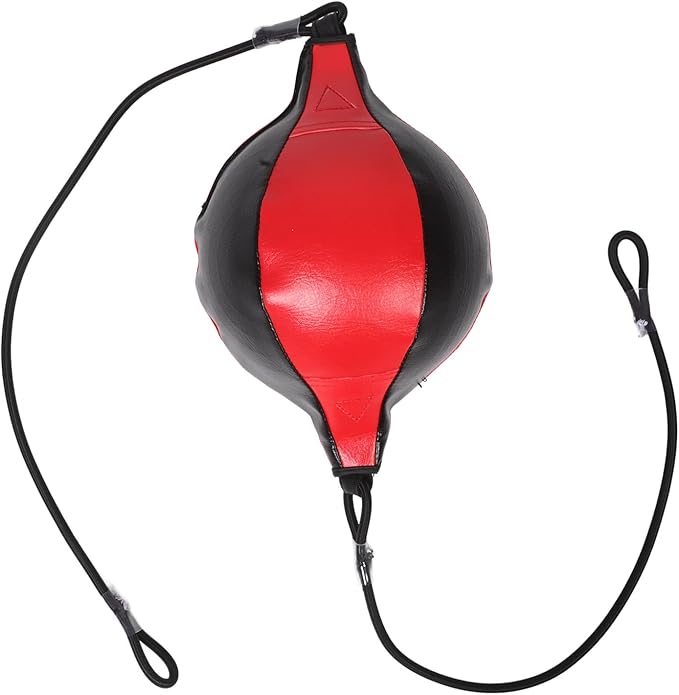 Double End Boxing Speed Ball PU Punching Ball for Reflex and Eye Coordination Training Portable Hanging Training Equipment for Home and Gym Fitness