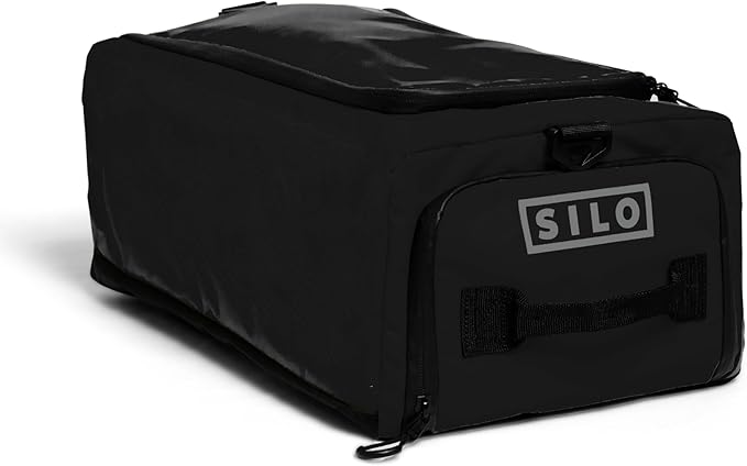 SILO Crew Drop One Ultramarathon Bag - Organize Gear Efficiently for Training Racing Work, Travel - Optimized Storage: Pockets/Compartments for Easy Access Athletes Marathon Fitness 26L Stealth Black