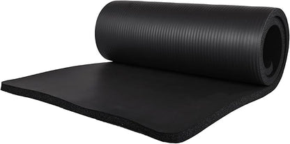 BalanceFrom 7-Piece Yoga Set with 71x24x1 Inches Extra Thick Mat and Carrying Sling – Includes 2 Blocks, Stretch Strap, 2 Towels, and Knee Pad for Home, Studio, and Gym Workouts