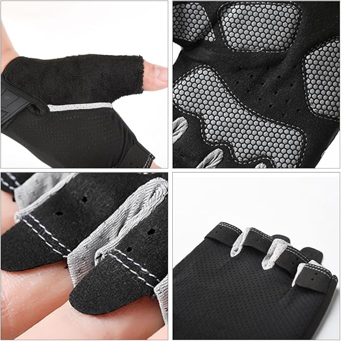 FGSS Workout Gloves for Women Exercise Gloves for Weight Lifting Fitness Cycling Gym Training with Grip Cushion Pads