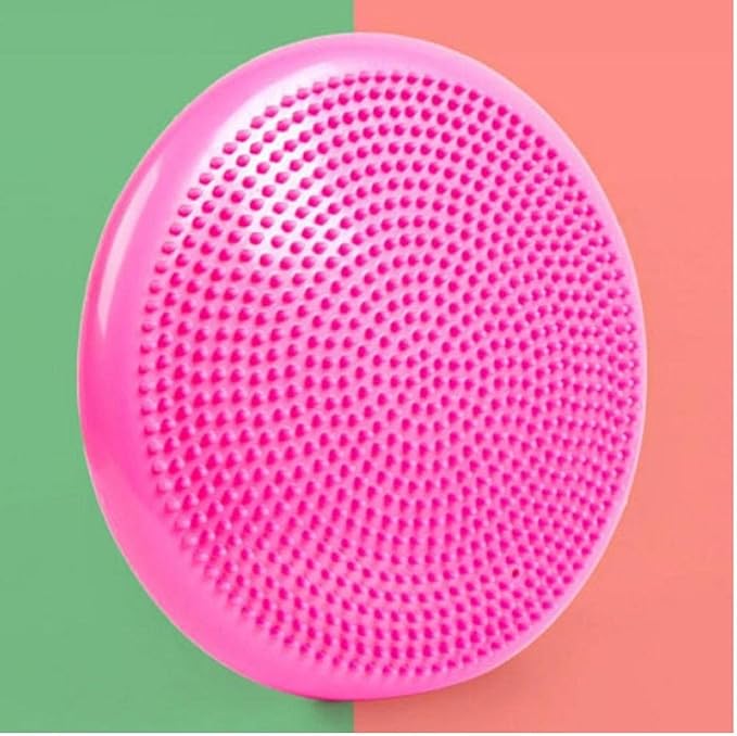 1pc Inflatable Half Sphere Yoga Balls, Massage Ball Trainer Balancing Ball for Yoga Pilates Fitness Labour 33cm