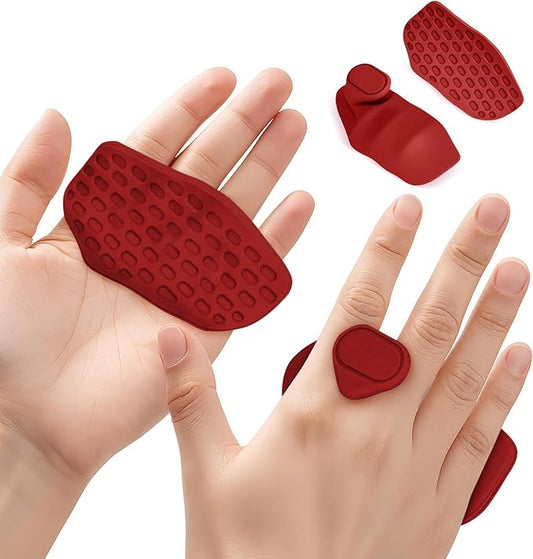HUAFA Anti-Slip Workout Grips, Gym Grips Weight Lifting Grips Pads, Ergonomics Weight Lifting Gloves for Men Women Deadlift, Fitness Training and Exercise, Gym Grips Pads for Palm Protection