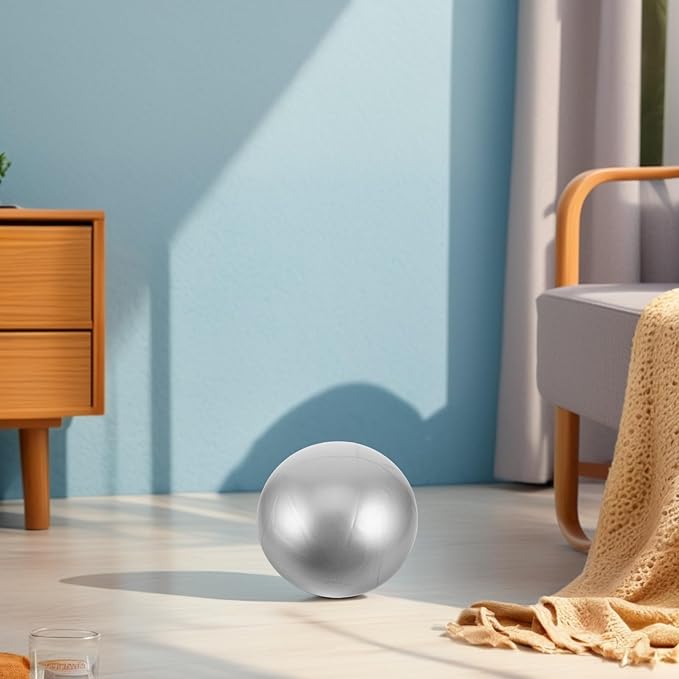 Uonlytech Small Pilates Yoga Ball 20cm PVC Matte Pilates Ball for Stability Core Training Home Workout Fitness Exercise