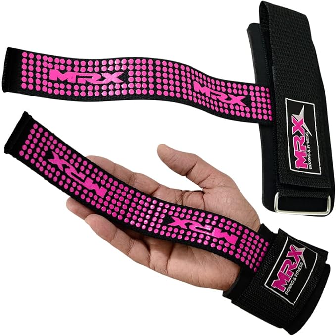 MRX Lifting Strap for Weightlifting Deadlift Straps for Powerlifting with Wrist Wrap Support for Strength Training Bodybuilding Wrist Straps for Weight Lifting|