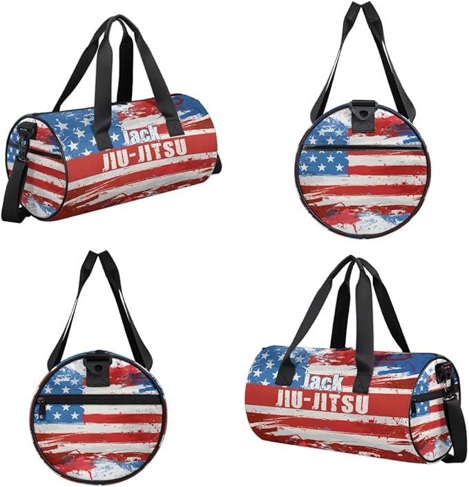 Personalized-Martial-Arts-Gear-Bag for Karate Teakwondo, Custom Jiujitsu Bag for Boys, Karate Teakwondo Bag for Gear Waterproof Lightweight Large USA