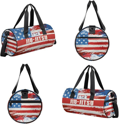 Personalized-Martial-Arts-Gear-Bag for Karate Teakwondo, Custom Jiujitsu Bag for Boys, Karate Teakwondo Bag for Gear Waterproof Lightweight Large USA