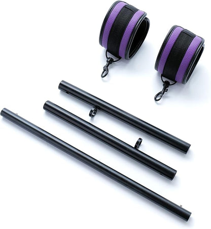 Spreader Bar Heavy Duty Expandable Exercise with 2 pcs Adjustable Strap, Yoga Training Fitness Gear, Workout Bar,Sports Gym Kit