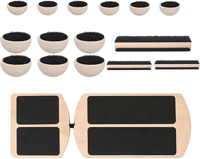 Wooden Foot Stretcher – Ankle Strengthening Balance Board, Single Leg Training Tool | Foot Muscle Reliever, Stretching Exercise and Rehabilitation for Ankles