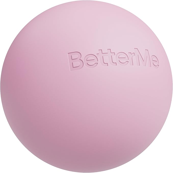 BetterMe Soft Pilates Ball – 8 Inch Mini Exercise Ball for Pilates, Yoga & Core Training – Small Stability Ball for Women – Portable Workout Tool