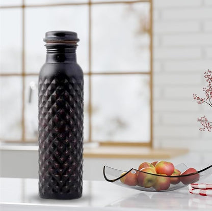 STAGLIFE Copper Water Bottles for Drinking Water for Men Women - Pure Copper Ayurvedic Water Bottle Drinking Jug - Vessel Dispenser with Ayurveda Benefits for Sports Fitness Yoga - 33 Ounces