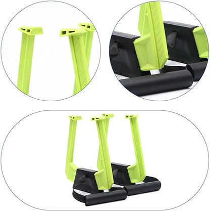 Colaxi 2X Portable Bar Door Frame Grip Attachments Nonslip Strength Training Equipment for Hotel Core Training Workout Indoor