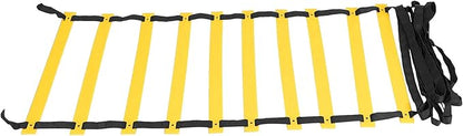 Acouto Polypropylene Speed Ladder for Soccer Training & Footwork Fitness -, Portable, Quick Setup with Storage Bag, Rope