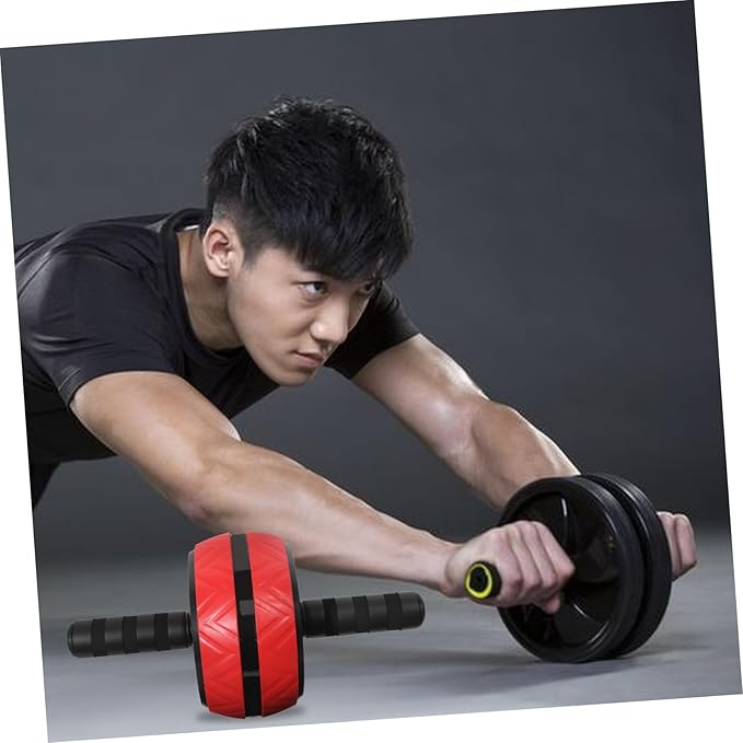 Advanced Ab Roller Wheel with Wide Stable Wheel for Multi-angle Abdominal Muscle Training Large Design Exercise Roller for Home and Gym Fitness Includes Knee Mat for Core Strength