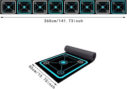 Agility Ladder Mat Speed Ladder Multipurpose Agility Training Equipment Footwork Practice for Soccer Fitness Workout Outdoor