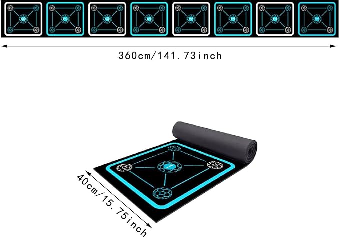 Agility Ladder Mat Training Equipment Speed Ladder Footwork Practice for Outdoor Soccer, Style C