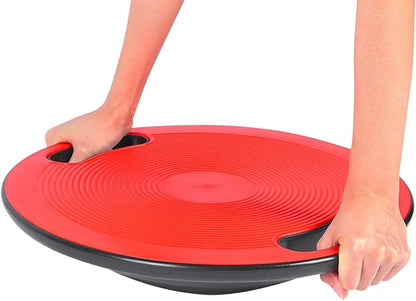 Estink Balance Board, 40cm Wobble Round Physio Training for Yoga Therapy and Rehabilitation Exercises, with Handles to Improve Stability Flexibility