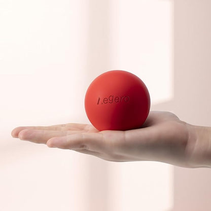 Massage Lacrosse Balls for Myofascial Release,Yoga Deep Tissue Massage,Trigger Point Therapy and Foot Plantar Fasciitis,Muscle Soreness Massager Ball (2Pack, Rose Red and Purple)
