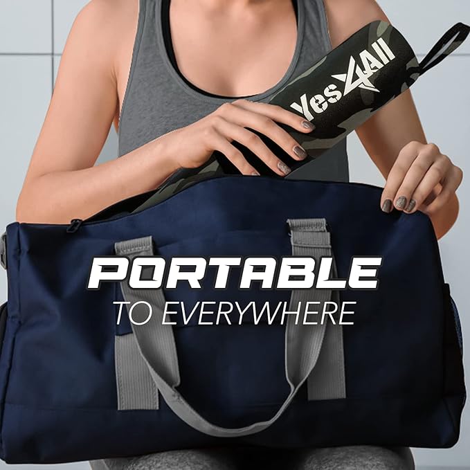 Yes4All Ergonomic Foam Bar Pad, Olympic Barbell Squat & Neck Pad for Squats, Hip Thrusts & Weight Lifting Bar