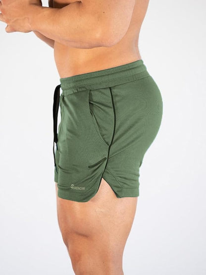 Surenow Mens Running Gym Shorts 3 Inch Breathable Lightweight Athletic Sport Shorts Training Workout Shorts with Pockets