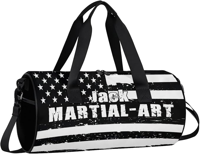 Personalized-Martial-Arts-Gear-Bag for Karate Teakwondo, Custom Jiujitsu Bag for Boys, Karate Teakwondo Bag for Gear Waterproof Lightweight Large USA