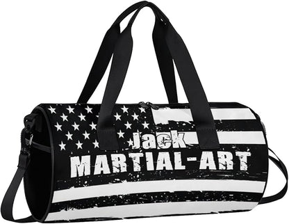 Personalized-Martial-Arts-Gear-Bag for Karate Teakwondo, Custom Jiujitsu Bag for Boys, Karate Teakwondo Bag for Gear Waterproof Lightweight Large USA